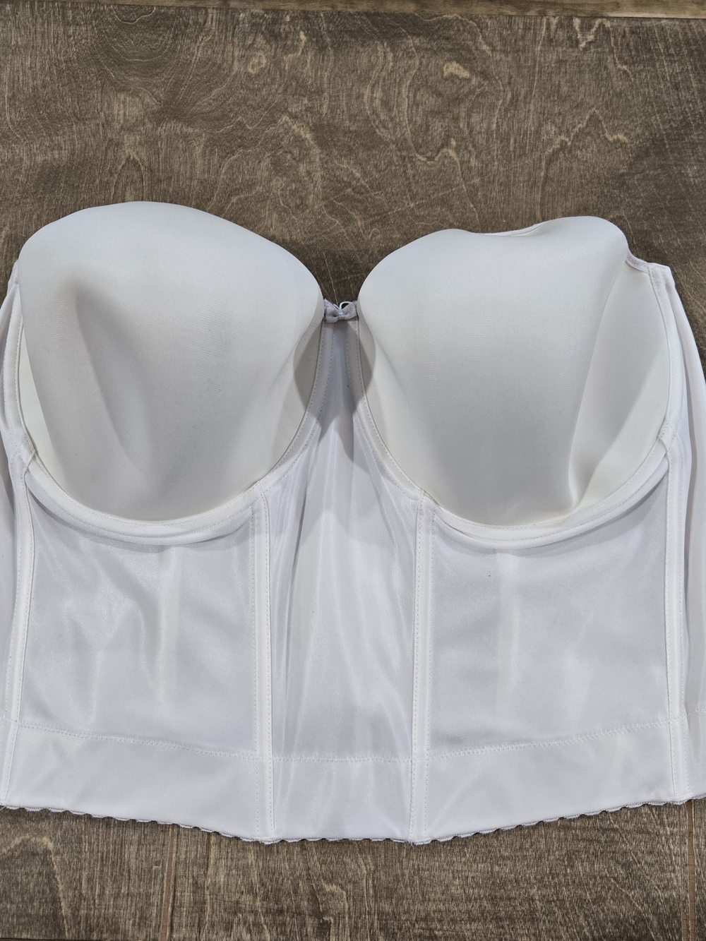 Elomi Ivory 44G Smoothing Strapless Longline Bustoer Corset Underwired Bra Boned